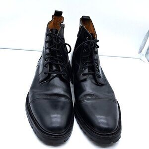 Warfield & Grand Tinley Cap Toe Boot in Black  -  Size 10